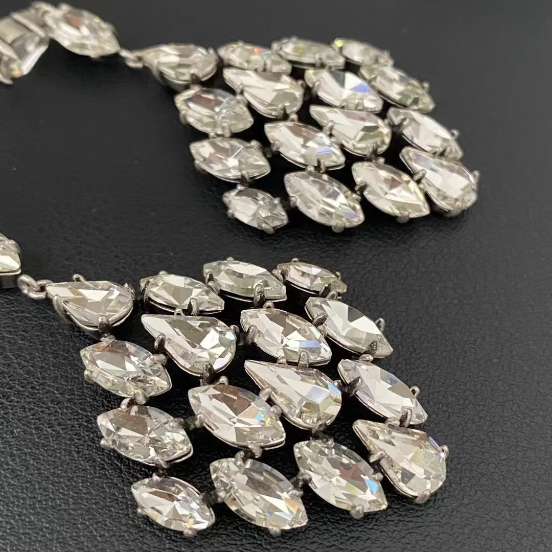 Earrings Light Luxury Retro Style Fringe Ear Clip For Women Aretes De Mujer Pendientes Boucle D’Oreille Orecchini Clip De Oreja