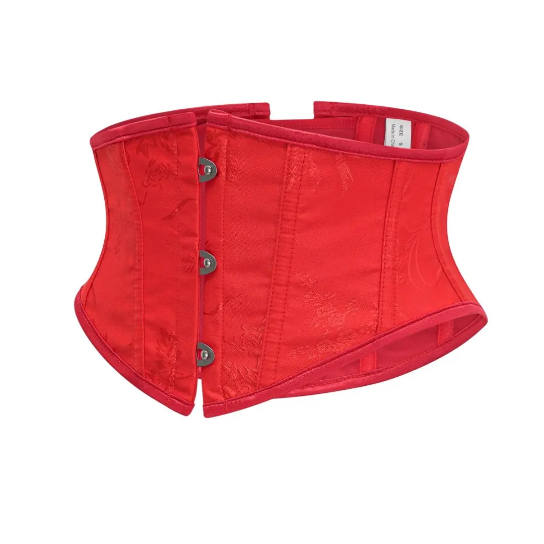 Dunkelblauer Jacquard ohne Knochen Unterbrust Sexy Taillentrainer Body Shaper Korsett Top Gothic Vintage Kleidung Frau Bustier Dessous XXL – Detail 24