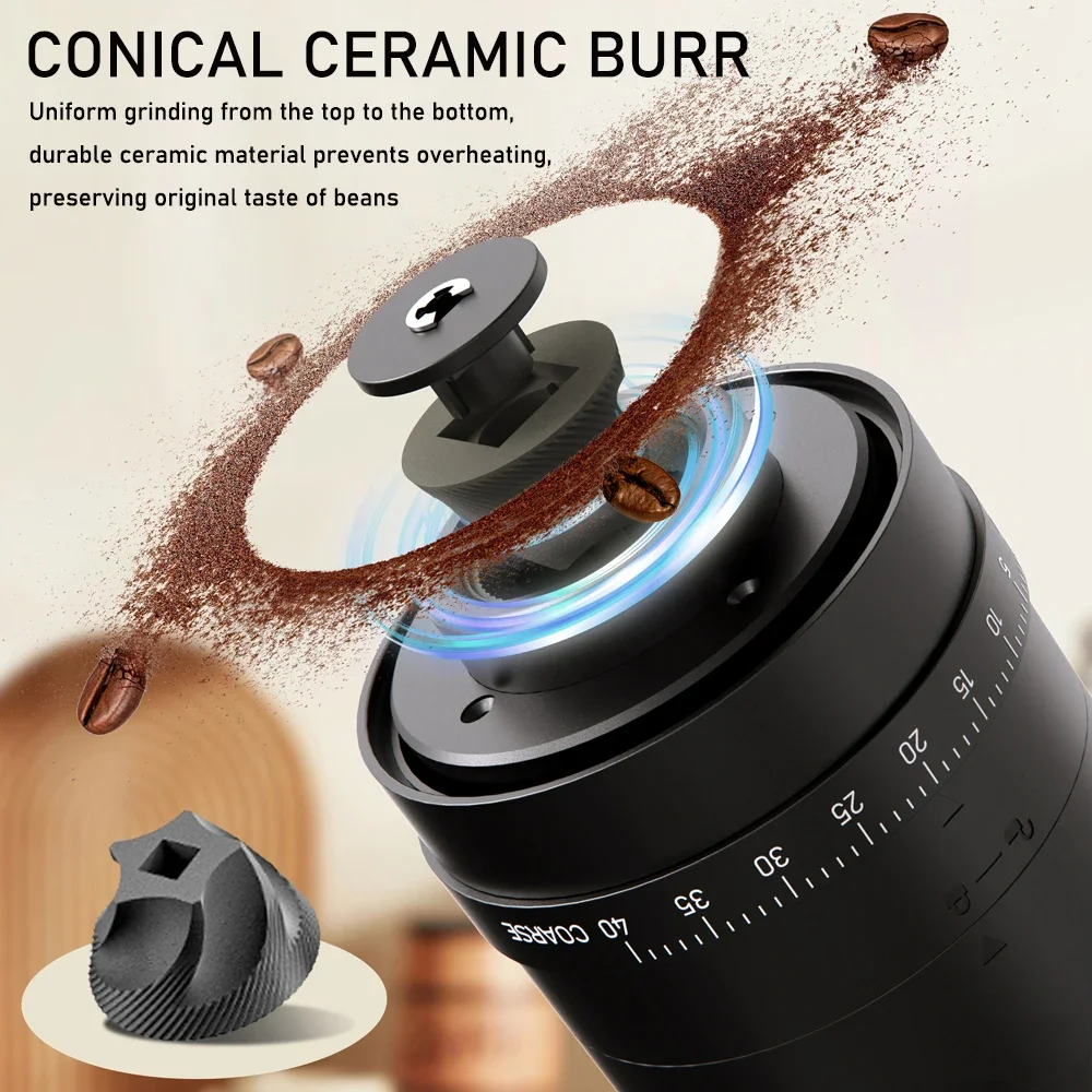 مطحنة قهوة كهربائية USB محمولة