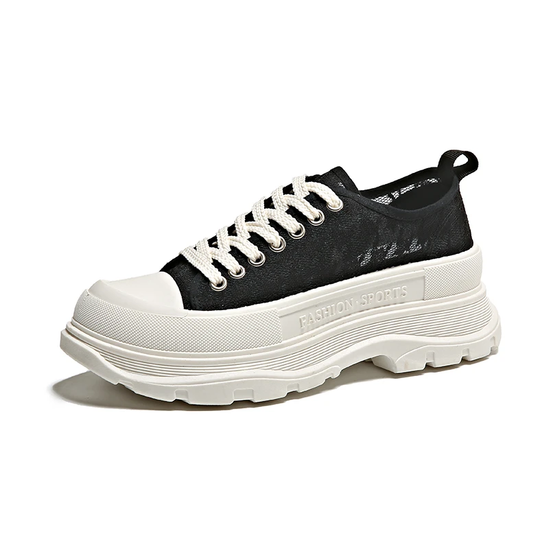 

Женские кроссовки на толстой подошве, Белые Повседневные кроссовки на толстой подошве 5 см, весна-лето 2023