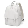 GOLF Backpack Leather Vintage Women Small Black Backpacks Multi Pockets White Backpack Purse Waterproof Buckle Ladies Back Bags 4