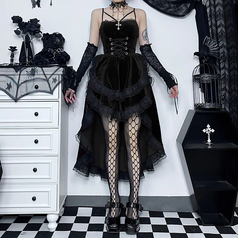 Le costume  希少　アンティーク Amazon.com: tuduoms Women's Gothic Steampunk Dress Fit Flare