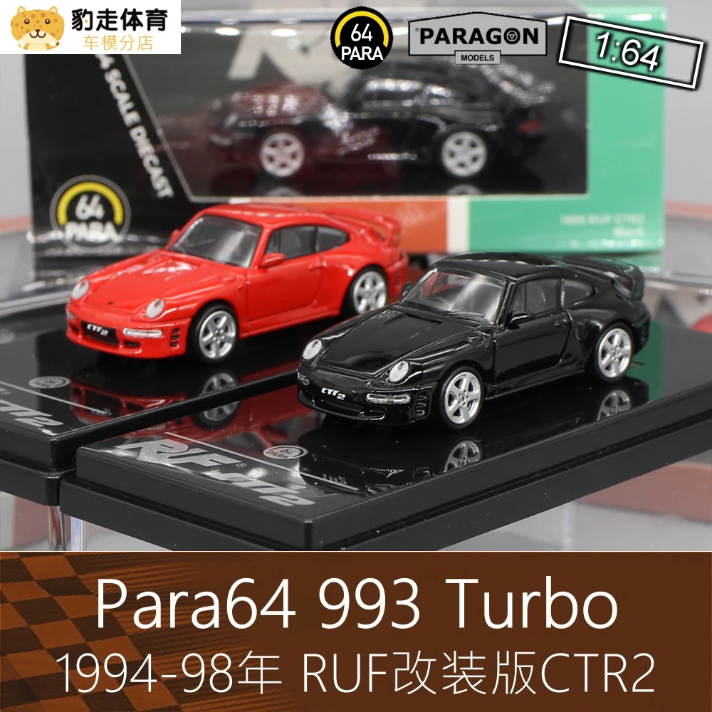 

Коллекция лимитированных моделей автомобилей из сплава в масштабе 1:64 Porsche 911 Ф CTR2 черного цвета