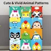 Kids Closet,Baby Wardrobe Closet with Door,Cute Portable Armoire Dresser,Clothes Hanging Storage Rack for Boy Bedroom 3