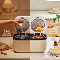 Cuiseur à riz électrique 800W, contrôle intelligent de la température, multicuiseur, Double Pot, minuterie 24H, maintien automatique au chaud, revêtement antiadhésif 1
