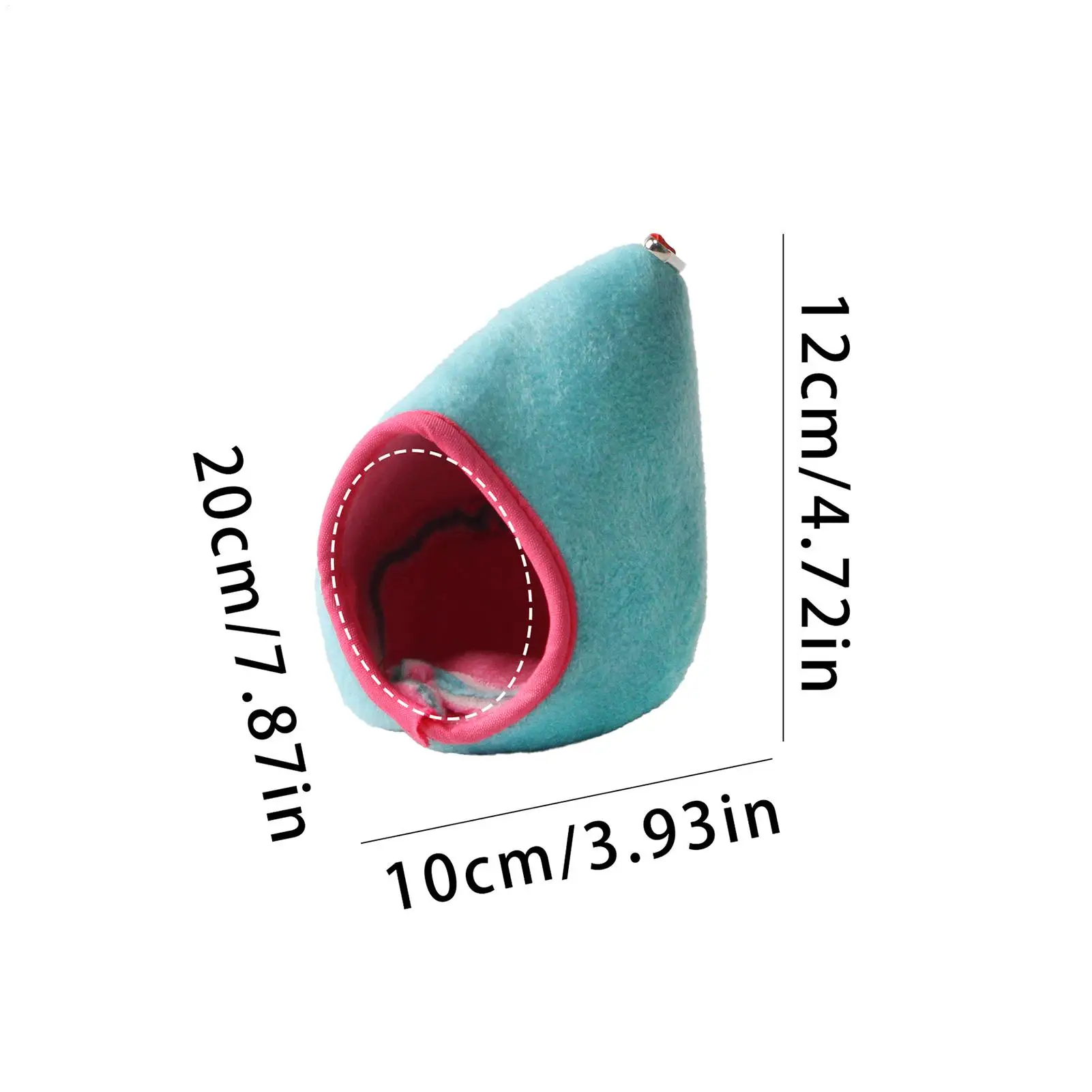 Amaca per Piccoli Animali, Decorazione per Gabbie di Topi, Cuccia per Criceti e Scoiattoli, per Relax e Riposo, Uso Interno ed Esterno, per Piccoli Animali Domestici - immagine 6
