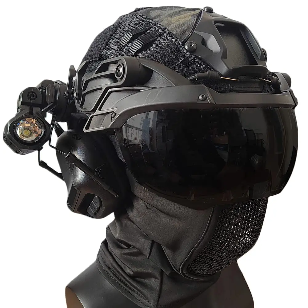 paintball-helmet-set-mask-with-steel-mesh-mask-and-soundproof-headphones-tri-color-goggles-two-color-visor-zoom-flashlight