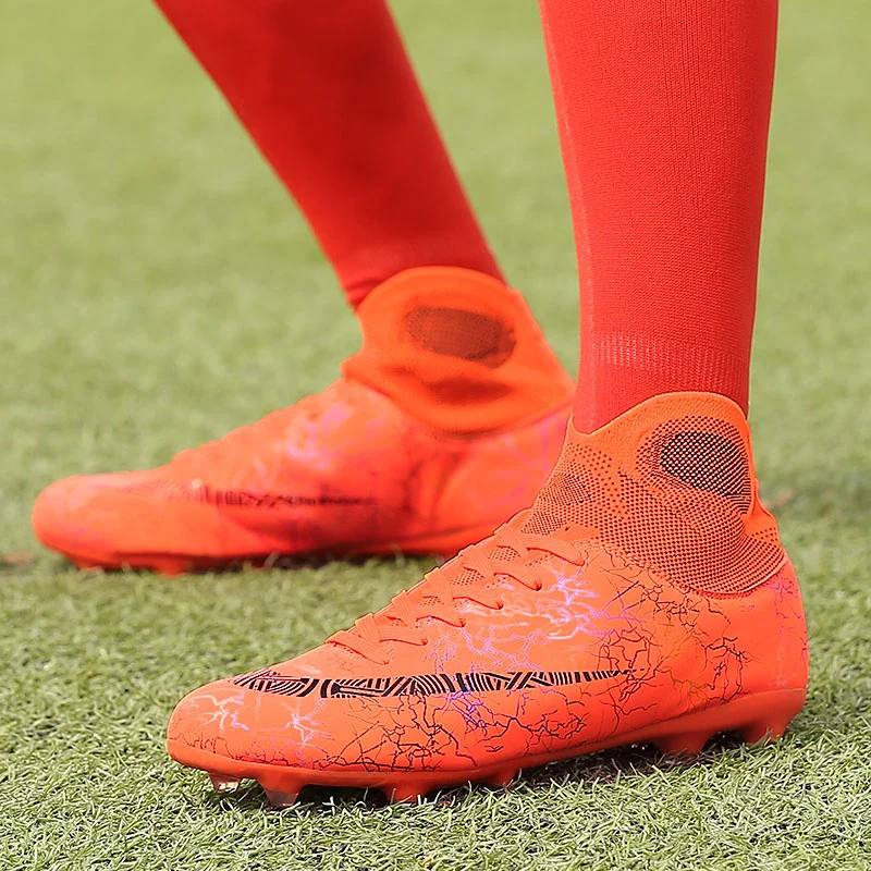 Original Turf Soccer Shoes Men TF/AG Football Boots Kids Boys Soccer Cleats Outdoor Football Shoes Men Training Sport Sneakers