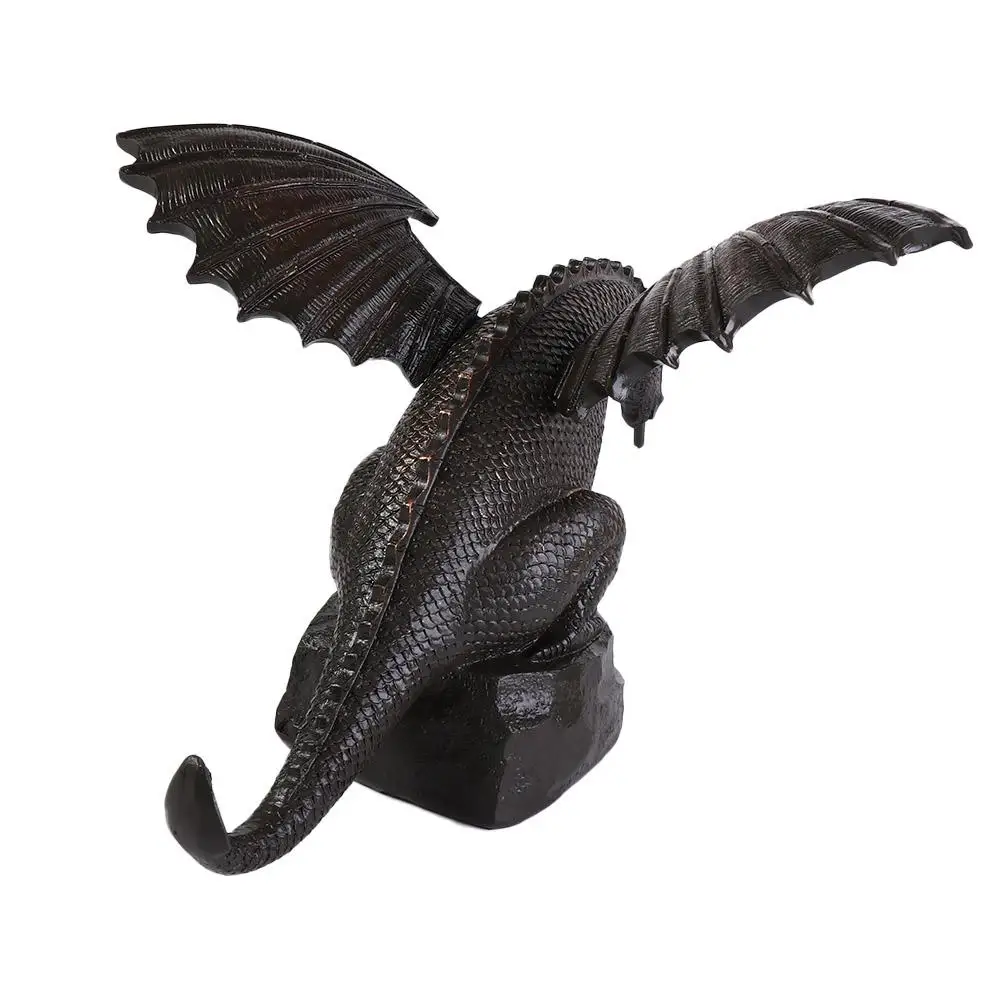 현실적인 정원 분수 드래곤 조각상 패턴, 레트로 분수 스프레이, 드래곤 송진 물 스프레이, 드래곤 홈