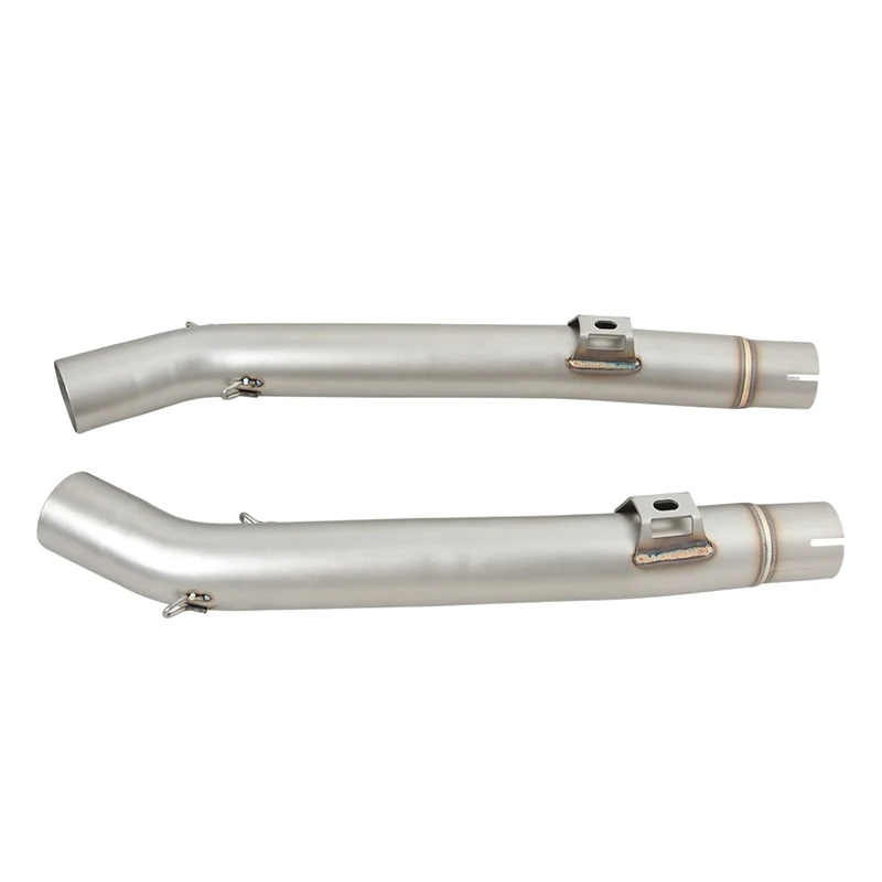 Slip On For SUZUKI VSTROM V-STROM 1000 DL1000 2002 - 2013 Motorcycle Exhaust Middle Link Pipe Modify Connect Left Right Muffler - Image 2