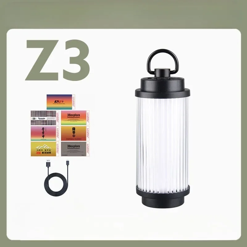 3000mAh Camping Lantern – USB Rechargeable 38 LED Tent Light & Mini Flashlight 1