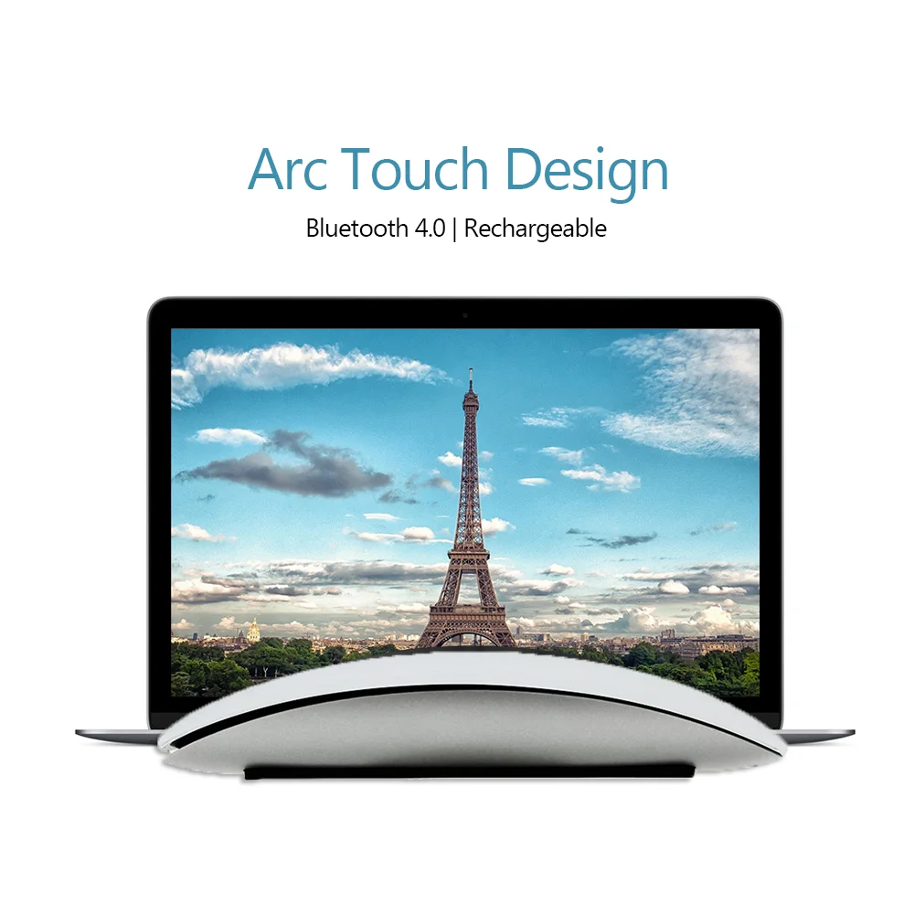 Bluetooth 1600 беспроводная мышь Magic Arc Touch DPI ультратонкая перезаряжаемая компьютерная