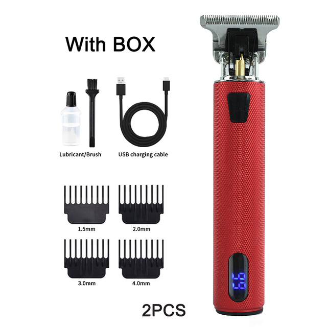 T9 USB Electric Hair Cutting Machine Rechargeable Hair Clipper Man Shaver Trimmer Men Barber Professional Beard Trimmer