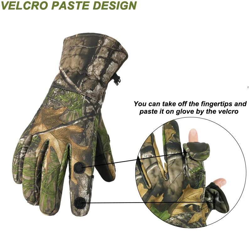 Hunting Gloves Finger/Fingerless Gloves Winter Camo for Outdoor Shooting Archery Fishing Hunting Accessories sports gloves,tactical gloves