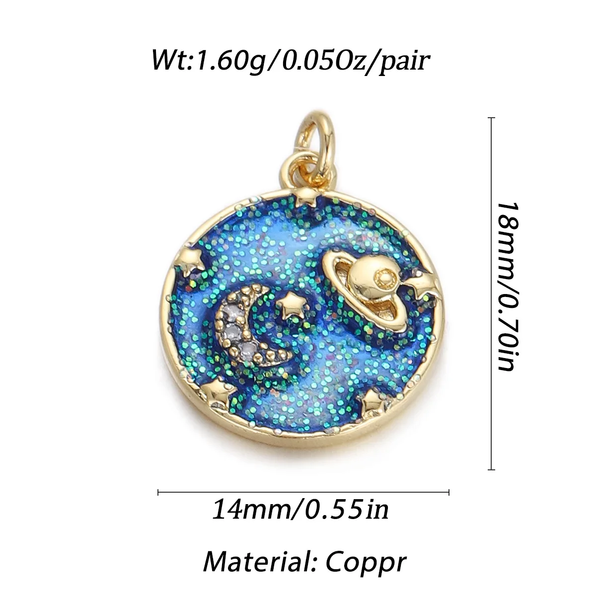 Stylish Chic Customizable Hypoallergenic Drop Oil Heart Pendant Handmade DIY Jewelry Accessories 5