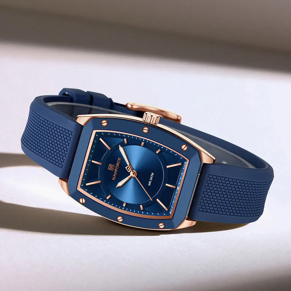 NAVIFORCE-ساعة يد نسائية ، ساعة كوارتز للسيدات ، ح...