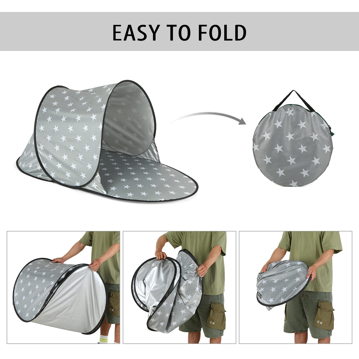 Summer Sun-proof Beach Tent Outdoor Camping Picnic Portable Folding Anti-ultraviolet Outdoor Products