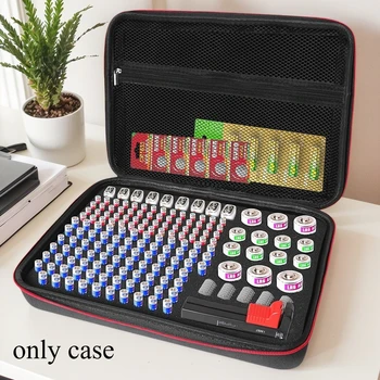 Custodia organizer per batterie, contenitore portaoggetti per batterie. Scatola per organizzazione garage per AA AAA 9V CD al litio (solo borsa)