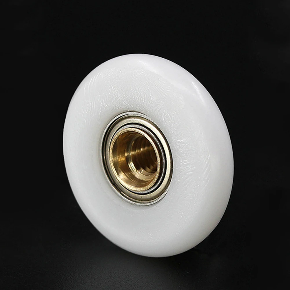 Door Roller Replacement Shower Runner Wheels 20/23/25/27mm Wheel Diameter 6mm Hole Shower Door Rollers Steam Cabins 4Pcs