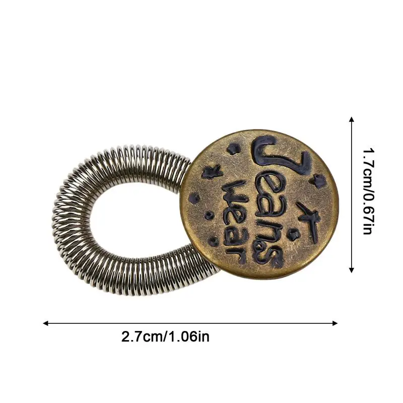 Button Extender Removable Waistband Extenders Pants Waist Extender Reusable Jeans Button Extender Jean Waist Stretcher tool