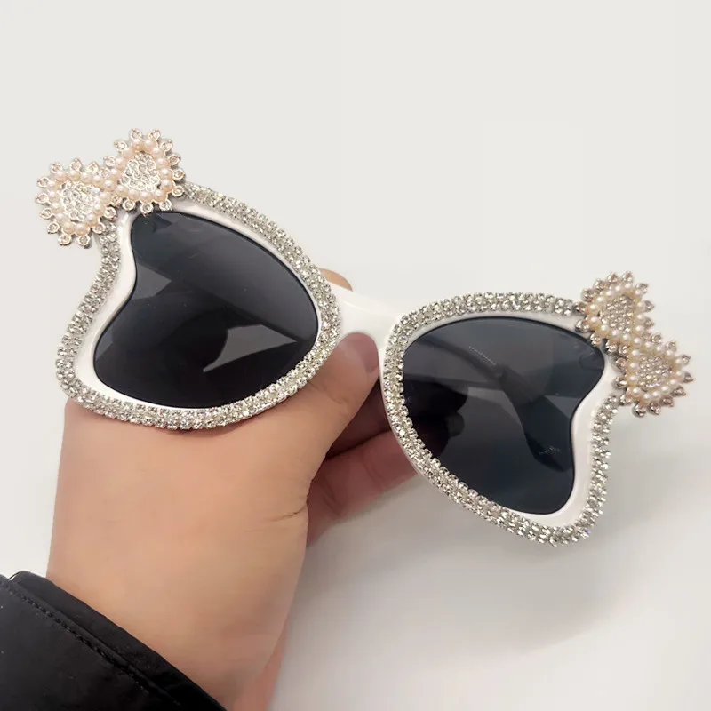OEC CPO Mode Diamant Schmetterling Frauen Sonnenbrille Marke Designer Strass Shades UV400 Sonnenbrille Weibliche Bunte Brillen – Detail 10