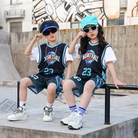 Maillot de Basket-ball pour Enfant Garçon et Fille, Chemise Confortable à vaccage Rapide, Survêtement Sportif, à la Mode, Uniformes de dehors d'Entraînement 3