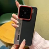 For Xiaomi 15 MI15 Case Luxury Leather Creative Camera Model Back Cover For MI 15 Thin Camera Ring Shockproof Shell Funda 5