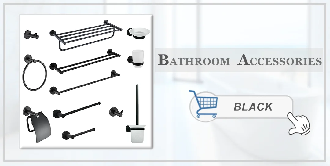 Description Picture 3 of itemBright Rose Gold Towel Rack Singel Towel Bar Paper Holder Robe Hook Cup Holder Soap Dish  Toilet Brush Bathroom Accessories