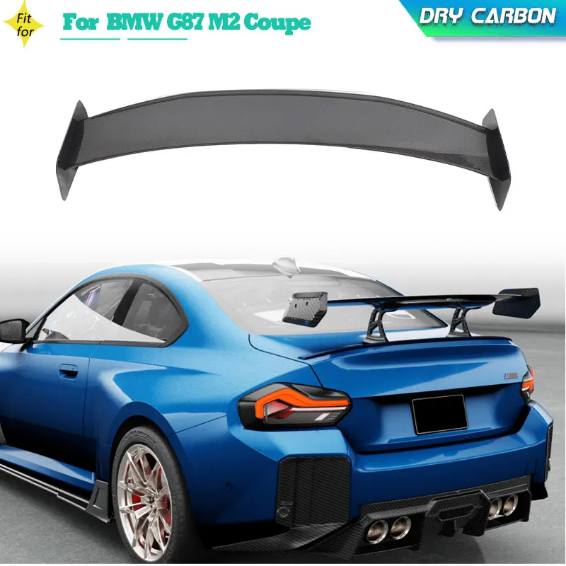 

Prepreg Dry Carbon Car Rear Trunk Spoiler Wings For BMW G87 M2 Coupe 2-Door 2023 2024 Auto Rear Boot Lid Wing Lip Body Kit