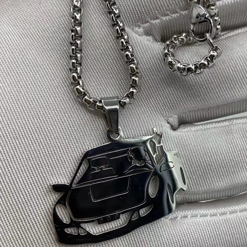 Juice Goodbye Good Riddance Hip Hop Personality Pendant Necklace Trend Men's and Women's Jewelry Accessories 2