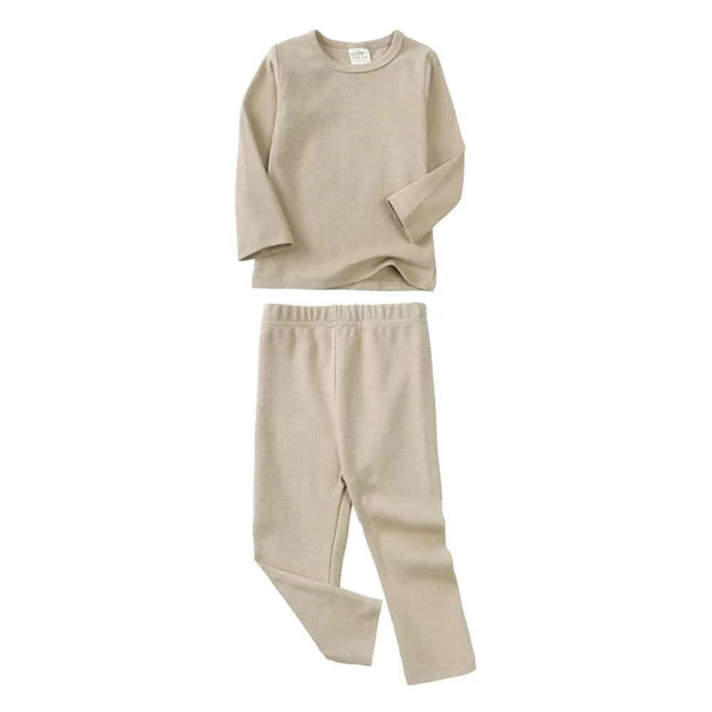 Children's Cotton Pajama Set – Warm Long Sleeve Sleepwear