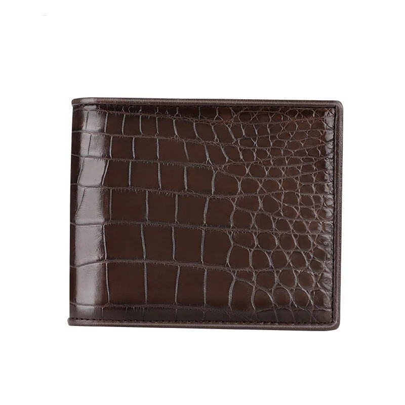 sell-mens-wallet-short-genuine-leather-horizontal-multi-card-wholesale-men's-brown-purses-luxury-designer-2024-new-free-shipping