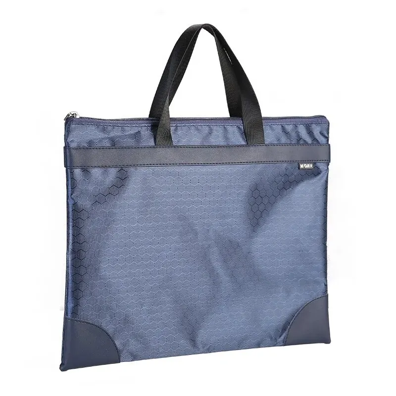 File Folder File Bag M&G Stationery A4 Pattern Conference Bag Business Zipper Bag 1pc