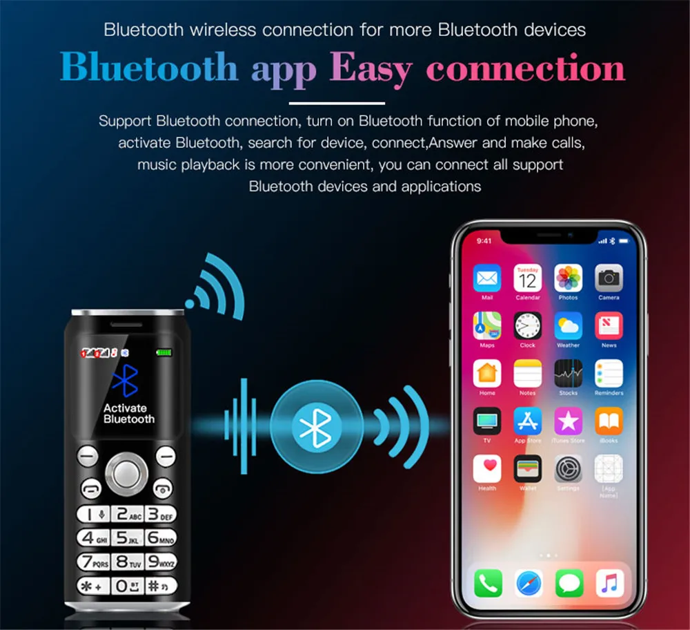 SATREND K8 Fashion Mini Mobile Phone Cola Shape Dual SIM Telefone MP3 Call Recording 1.0'' Pocket Smallest Size Cellphone