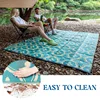 Bubble Kiss Outdoor Rugs for Patios Clearance 6'X9' Easy Cleaning Patio Picnic Carpet Portable Comfortable Hollow Woven Carpet 5