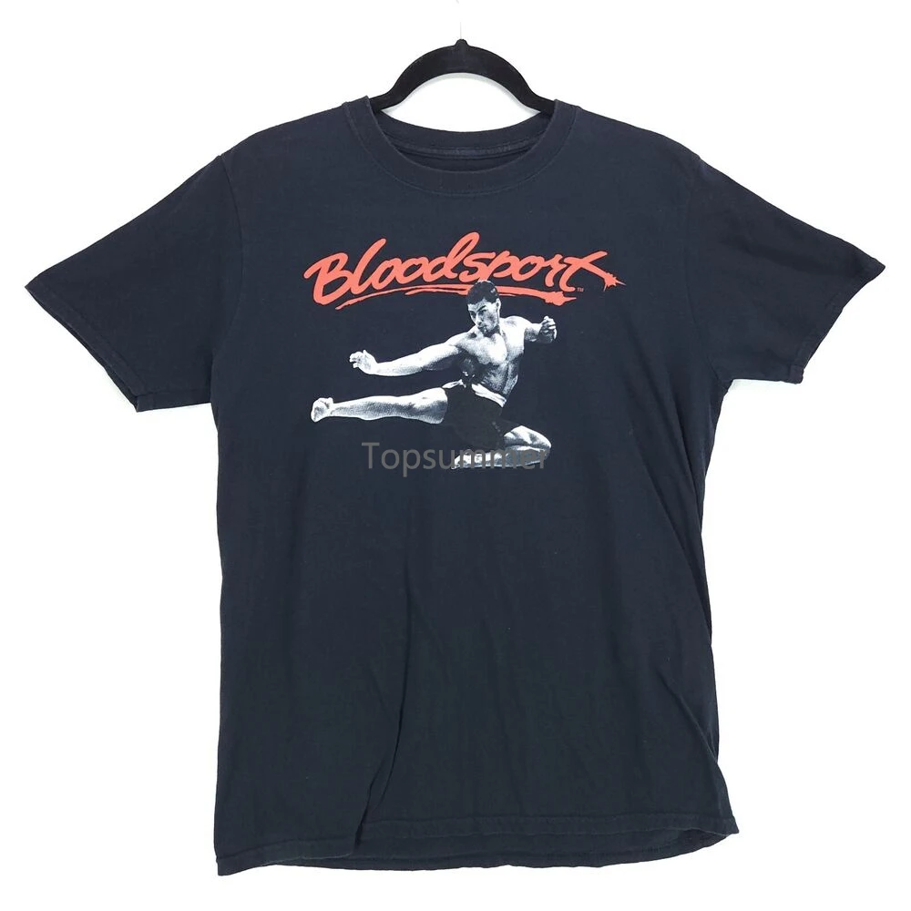 

Funko Bloodsport Movie Tshirt Men Medium Black Van Damme Kick