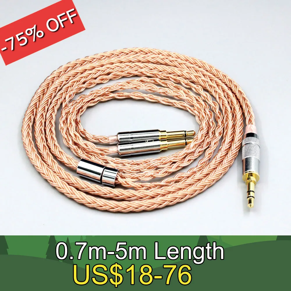 16-Core 7N OCC Pure Copper Headphone Cable For Hifiman Sundara