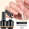 BORN PRETTY 15ml Function Gel Base Super Top Coat Reinforcement Gel Rubber Base Gel Soak Off UV LED Semi-Permanant Varnish 5