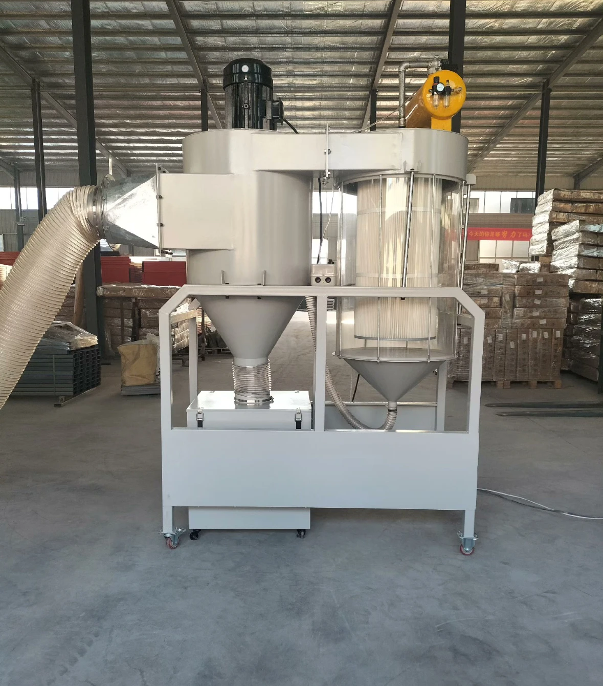 FS9005 10HP 7.5KW high powerful Portable 10000CFM Cyclone Dust Collector 220V/380V Dust Collection System 3-Micron Canister Kit - Image 2