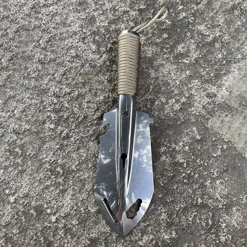 Portable Camping Hiking Traveling Pinic Shovel Multifunctional Ordnance Shovel Survival Outdoor Equipment Garden Tool multi function tool