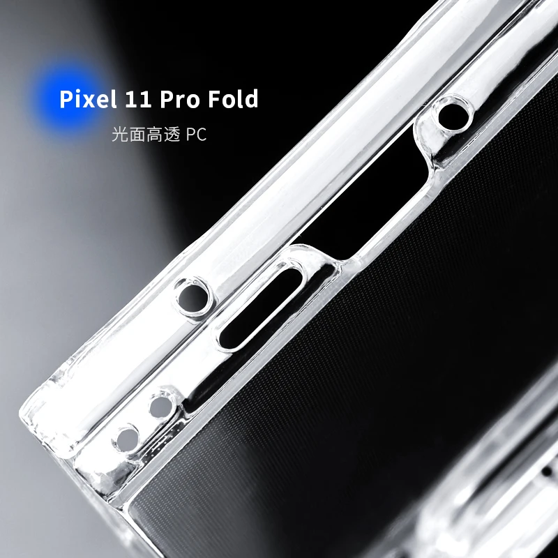 Transparent Front and Back Protective Case with Hard PC Bumper