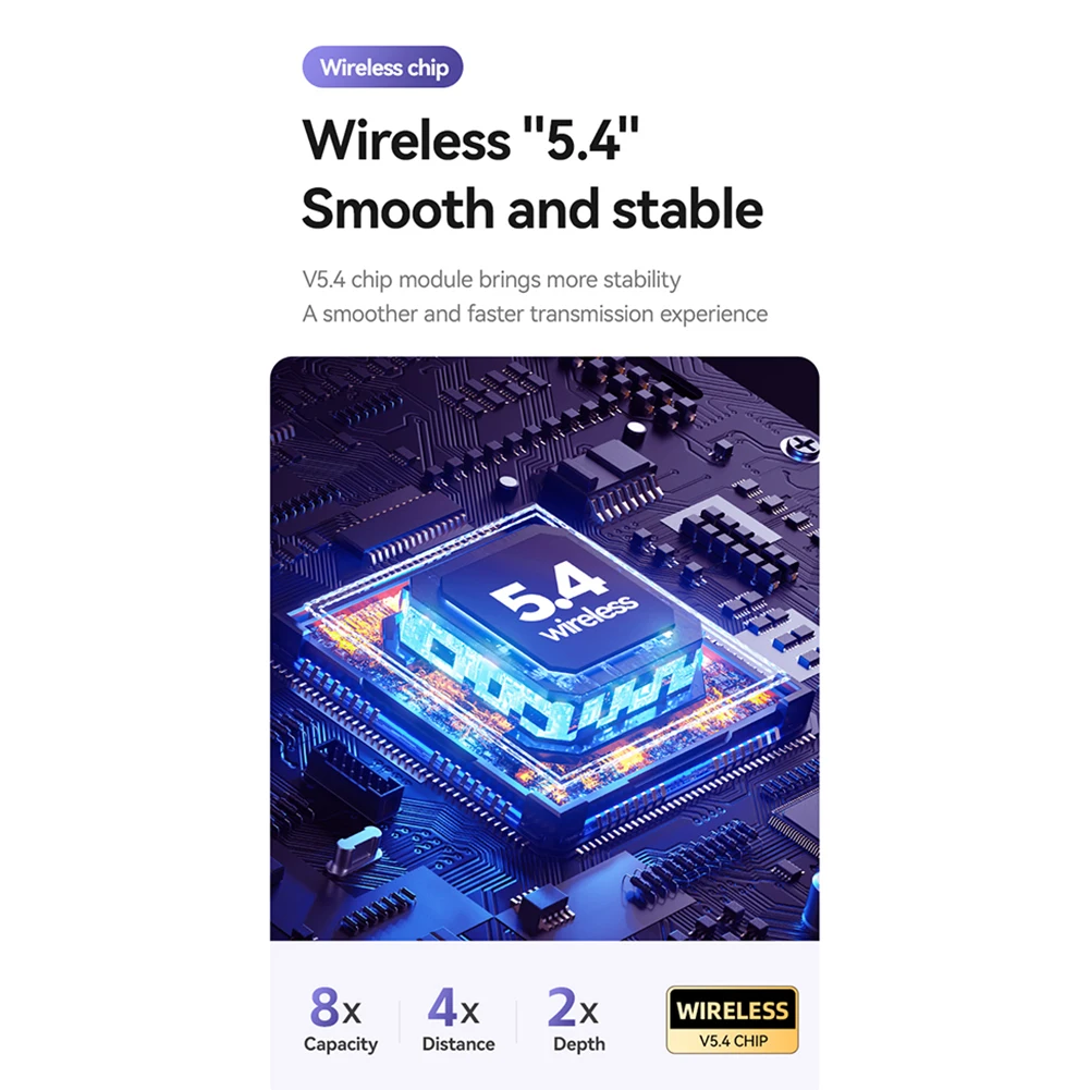 Smart Wirelesss Translator Earbuds 144 Languages Translation Earphones Bluetooth-Compatible 5.4 Ear Hook Earphones for Daily Use