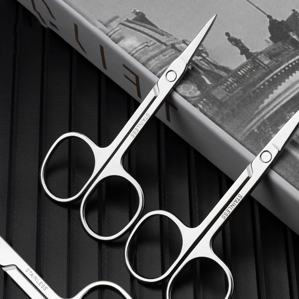 Manicure Scissors Nail Trimmer Cuticle Remover Nails Cutter Professional Russian Manicure Stainless Steel