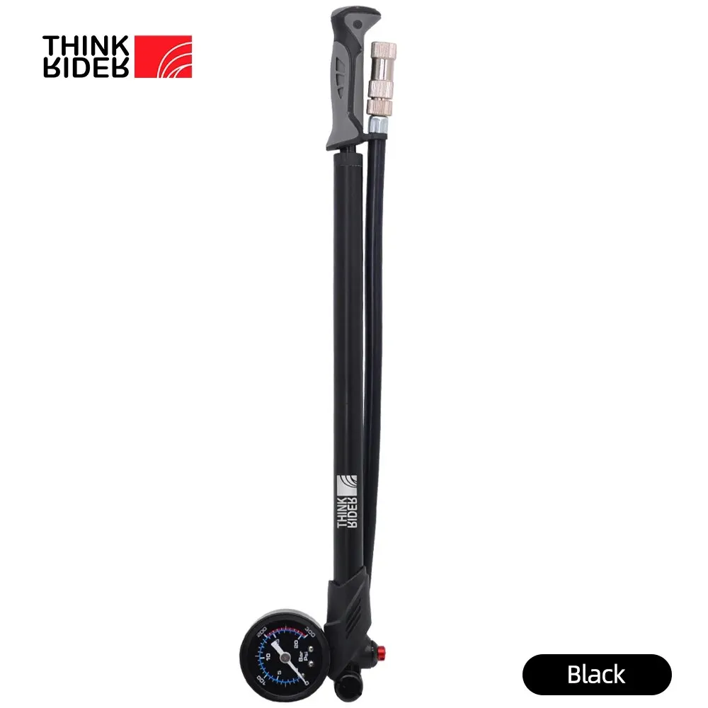 Portable High-Pressure 300psi Bike Air Pump with Gauge