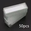 Single Flat Microscope Glass Slides Reusable Laboratory Lens Adapter 50pcs 1