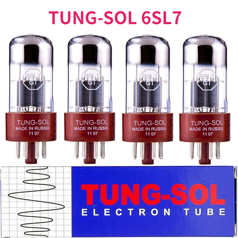 진공관 TUNG-SOL 6SL7 골드 풋 및 커먼 풋 교체, 6N9P 6H9 5691 공장 테스트 매칭 튜브, HIFI 오디오 전력 증폭기
