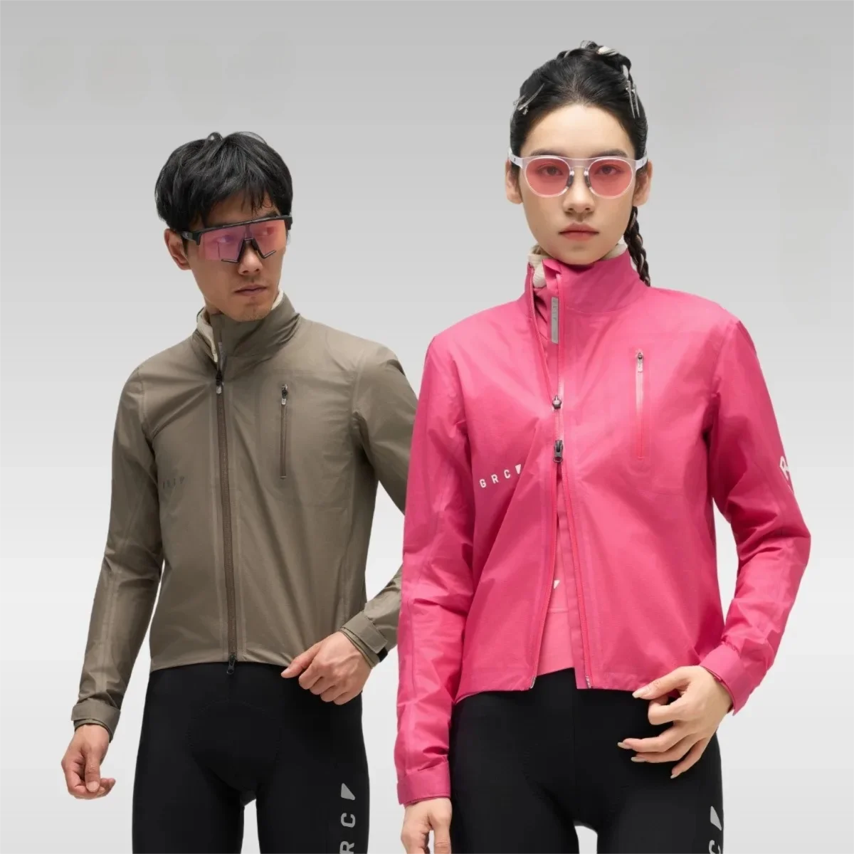 GRC Tech 사이클링 방수 재킷 의류 - 남성 및 여성을 위한 경량 방풍 사이..
