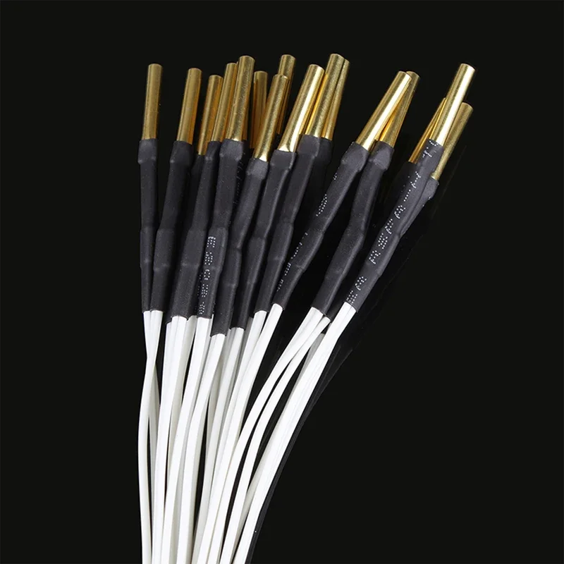 NTC 서미스터 카트리지 센서 고온 280, 100K Ohm B3950, E3D PT100 V6 히터 블록 3D 프린터용, 2 개