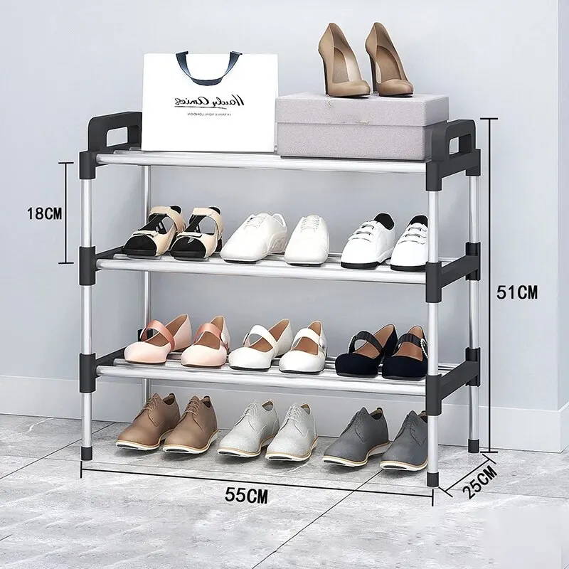 3-7Floor Simple Shoe Rack Multi Layer Dustproof Household Doorstep Shoe Cabinet Storage Space Saving Assembly Of Small Rack shoe rack