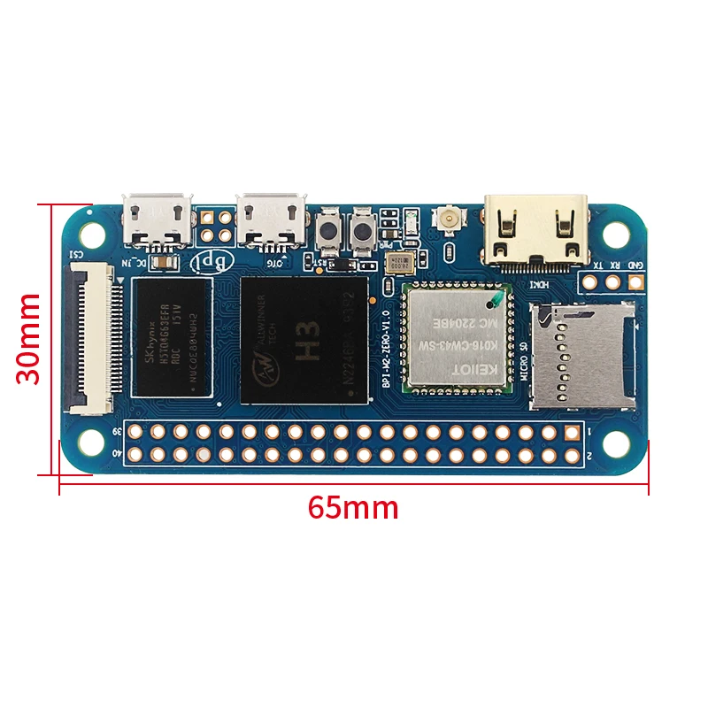 Banana pi m2 Zero Bpi-m2 Zero Alliwnner h3 Cortex-a7 Wifi e bt Mesmo Tamanho do Raspberry pi Zero Estojo Opcional Fonte de Alimentação w - Imagem 4